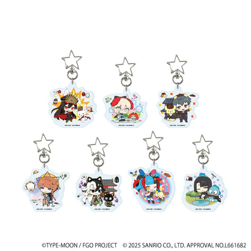『Fate/Grand Order×サンリオキャラクターズ』星型ナスカンアクリルキーホルダー04/コンプリートセット(全7種)(コラボイラスト)